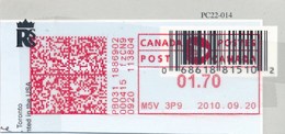 Kanada Toronto Stempel 2010 + QCR-Code - Briefe U. Dokumente