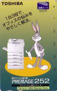 Carte Prépayee Japon - LAPIN BUGS BUNNY - BD COMICS Warner Bros - RABBIT Japan Prepaid Card - 61 - BD