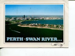 (571) Australia - (with Stamp At Back Of Card) WA - Perth Swan River - Perth