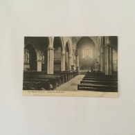 ASHBY DE LA ZOUCH 1900s The Parish Church Interior B/W Unused - Autres & Non Classés