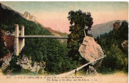 LE PONT DE L'ABIME AU DESSUS DU CHERAN - Alby-sur-Cheran