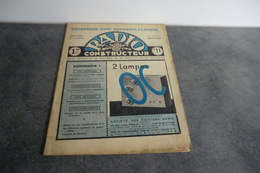 Revue Radio Construction N°11 - 10 Août 1937 - - Composants