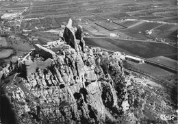 07-SAINT-PERAY- VUE AERIENNE SUR LES RUINES , CHATEAU DE CRUSSOL - Saint Péray