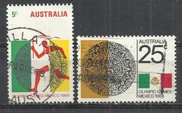 AUSTRALIA 1968 - OLYMPIC GAMES - CPL. SET - OBLITERE USED GESTEMPELT USADO - Verano 1968: México