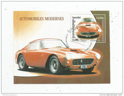 Timbre , Voiture , Automobile , AUTOMOBILES MODERNES , FERRARI 250 GT , Royaume Du CAMBODGE , 2001 - Cars