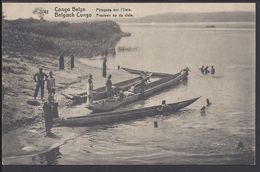 AF- CONGO BELGE - Entier Postal 10 Ct Sur CPA Neuve "Pirogues Sur L'Uèle" TB ** - Interi Postali