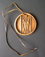 1982 Soviet Basketball Championship Finals Handmade Molar Medal - Abbigliamento, Souvenirs & Varie