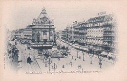 Brussel, Bruxelles, Perspective Du Boulevard Du Nord En Monument Anspach (pk39080) - Lanen, Boulevards