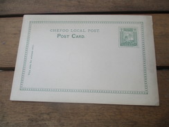 Carte Entier Postal Chine China Stamp Shefoo Post Card - Covers & Documents