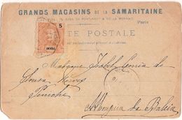 Portugal & Bilhete Postal, Grands Magasins De La Samaritaine, Paris Le Pont Alexandre III, Peniche 1901 (772) - Lettere