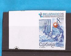 2005  SPORT WATER POLO EUROPA BEOGRAD 06 RRR  IMPERFORATE SRBIJA SERBIEN MNH - Water-Polo