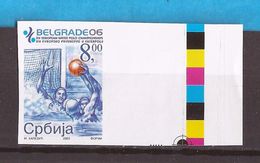 2005  SPORT WATER POLO EUROPA BEOGRAD 06 RRR  IMPERFORATE SRBIJA SERBIEN MNH - Water-Polo