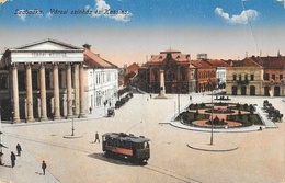 Subotica (Serbie) - Szabadka - Varosi Szinhaz és Kassino, Tramway - Edition L. és L. - Carte Colorisée - Serbie