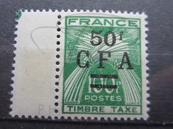 VEND BEAU TIMBRE TAXE DE LA REUNION N° 44 , XX !!! (b) - Timbres-taxe