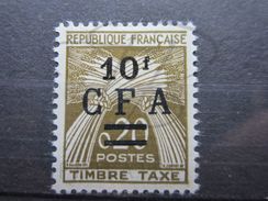 VEND BEAU TIMBRE TAXE DE LA REUNION N° 46 , X !!! - Timbres-taxe