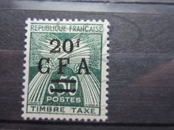 VEND BEAU TIMBRE TAXE DE LA REUNION N° 47 , X !!! - Timbres-taxe