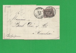 Lettre 25 Centimes Obl Paris - 1877-1920: Semi-moderne Periode