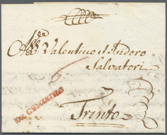 Br Bayern - Vorphilatelie: 1779,  DE GUNZBURG, Roter L1, Auf Komplettem, Aktenfrischen Brief Mit Handsc - [Voorlopers