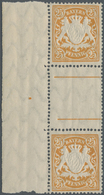 ** Bayern - Marken Und Briefe: 1890. Wappen 25 Pf Orange Als Senkrechtes Zwischenstegpaar In Type I. Po - Autres & Non Classés