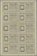 (*) Bayern - Telefon-Billets: 1893, 20 Pfg Im Originalbogen Ungebraucht Ohne Gummi Wie Verausgabt, Der B - Autres & Non Classés