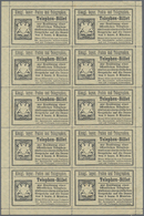 (*) Bayern - Telefon-Billets: 1893, 20 Pfg Im Originalbogen Ungebraucht Ohne Gummi Wie Verausgabt, Der B - Andere & Zonder Classificatie