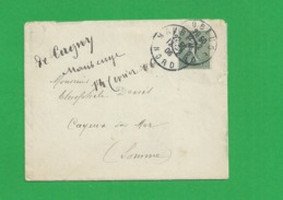 Lettre N° 129 Obl Maubeuge - 1877-1920: Periodo Semi Moderno