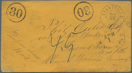 Br Bayern - Besonderheiten: 1862, USA-Bayern, Brief Aus Evansville, Indiana über New York In Die Bayer. - Altri & Non Classificati