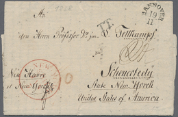 Br Hannover - Vorphilatelie: 1838, Privatbrief Ab HANNOVER Via PARIS Mit Transitstempel "T.T." Via Le H - Préphilatélie