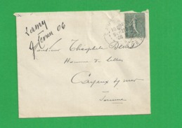 Lettre N° 129 Obl Cambrai - 1877-1920: Semi-Moderne