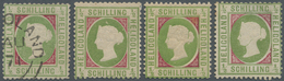 O/*/(*) Helgoland - Marken Und Briefe: 1869, ½ Sh. Bläulichgrün/karmin Gestempelt Mit Pracht-Befund, Sowie I - Heligoland