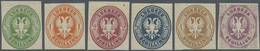 * Lübeck - Marken Und Briefe: 1872, 1/2 S. - 4 S. Wappen Von Lübeck Im Oval Als Ungebrauchter Neudruck - Lübeck