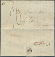 Br Preußen - Vorphilatelie: 1827, Incoming Mail, Brief Aus BERBICE, BRIT. GUAYANA Nach Rees In Preussen - Prephilately