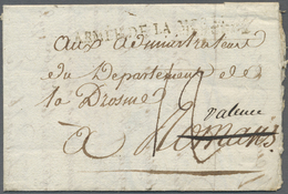 Br Preußen - Feldpost: 1792, "ARMÉE DE LA MOSELLE", Recht Klar Auf Komplettem Faltbrief (datiert Saarlo - Autres & Non Classés