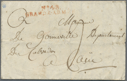 Br Preußen - Französische Armeepost: 1807, "No.48 GRANDE-ARMÉE", Roter L2 Recht Klar Auf Komplettem Fal - [Voorlopers
