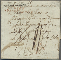 Br Preußen - Französische Armeepost: 1807, "No.62. GRANDE-ARMÈE", Roter L2 Klar Auf Komplettem Faltbrie - [Voorlopers