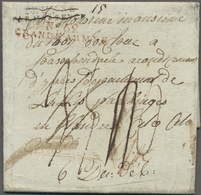 Br Preußen - Französische Armeepost: 1807, "No.62. GRANDE-ARMÈE", Roter L2 Klar Auf Komplettem Faltbrie - Prephilately