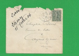 Lettre N° 129 Obl Cambrai - 1877-1920: Semi-moderne Periode