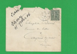 Lettre N° 129 Obl Cambrai - 1877-1920: Periodo Semi Moderno