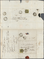 Br Württemberg - Marken Und Briefe: 1856, Doppelt Verwandte Briefhülle, Je Frankiert Mit 3 Kr. Schwarz - Altri & Non Classificati