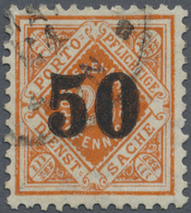 O Württemberg - Marken Und Briefe: 1923, Dienstmarke "50" Auf 25 Pf. Rotorange, Einwandfrei Gezähnt Mi - Autres & Non Classés