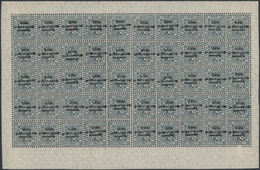 ** Württemberg - Marken Und Briefe: 1906. 2 Pfg. Blaugrau, Postfrischer Originalbogen (Falz Im Rand) Zu - Andere & Zonder Classificatie