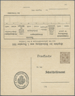 GA Württemberg - Ganzsachen: 1916. Dienst-Doppelkarte 3 Pf Braun / 7½ Pf Orange "Volkszählung 1916", Un - Autres & Non Classés