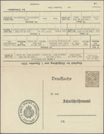 GA Württemberg - Ganzsachen: 1916. Doppel-Dienstpostkarte 3 Pf / 7 1/2 Pf "Viehzählung 1916", Ungebrauc - Other & Unclassified