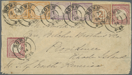 Br Deutsches Reich - Brustschild: 1872, Zwei Einzelwerte 1/4 Gr. Kleiner Schild In Mischfrankatur Mit J - Neufs