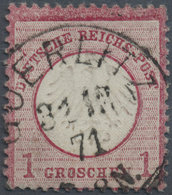 O Deutsches Reich - Brustschild: 1871, 1 Gr. Mit Zentrisch Und Klar Platziertem K1 Görlitz 31.12.71. F - Nuovi