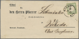 Br Deutsches Reich - Brustschild: 1872, Kleiner Schild 1 Kr. Smaragdgrün (Zähnung Teils Etwas Flach) Au - Ongebruikt