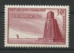 FRANCE 1951  N° 925 ** Neuf  MNH  Superbe  Cote 4,50 &euro; Victoire Bir Hakeim Libye Monument Désert - Unused Stamps
