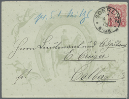 Br Deutsches Reich - Pfennig: 1888. Brief Der 1. Gewichts-Stufe Von "Goerlitz 4.1.88" Nach Colberg. Sch - Unused Stamps
