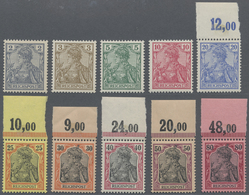 **/* Deutsches Reich - Germania: 1900, Freimarken Germania REICHSPOST, Postfrisch Mit Originalgummierung, - Unused Stamps