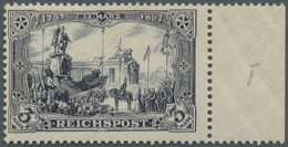** Deutsches Reich - Germania: 1900, 3 Mark Reichspost, Postfrisches Prachtexemplar Der Type I Vom Seit - Unused Stamps